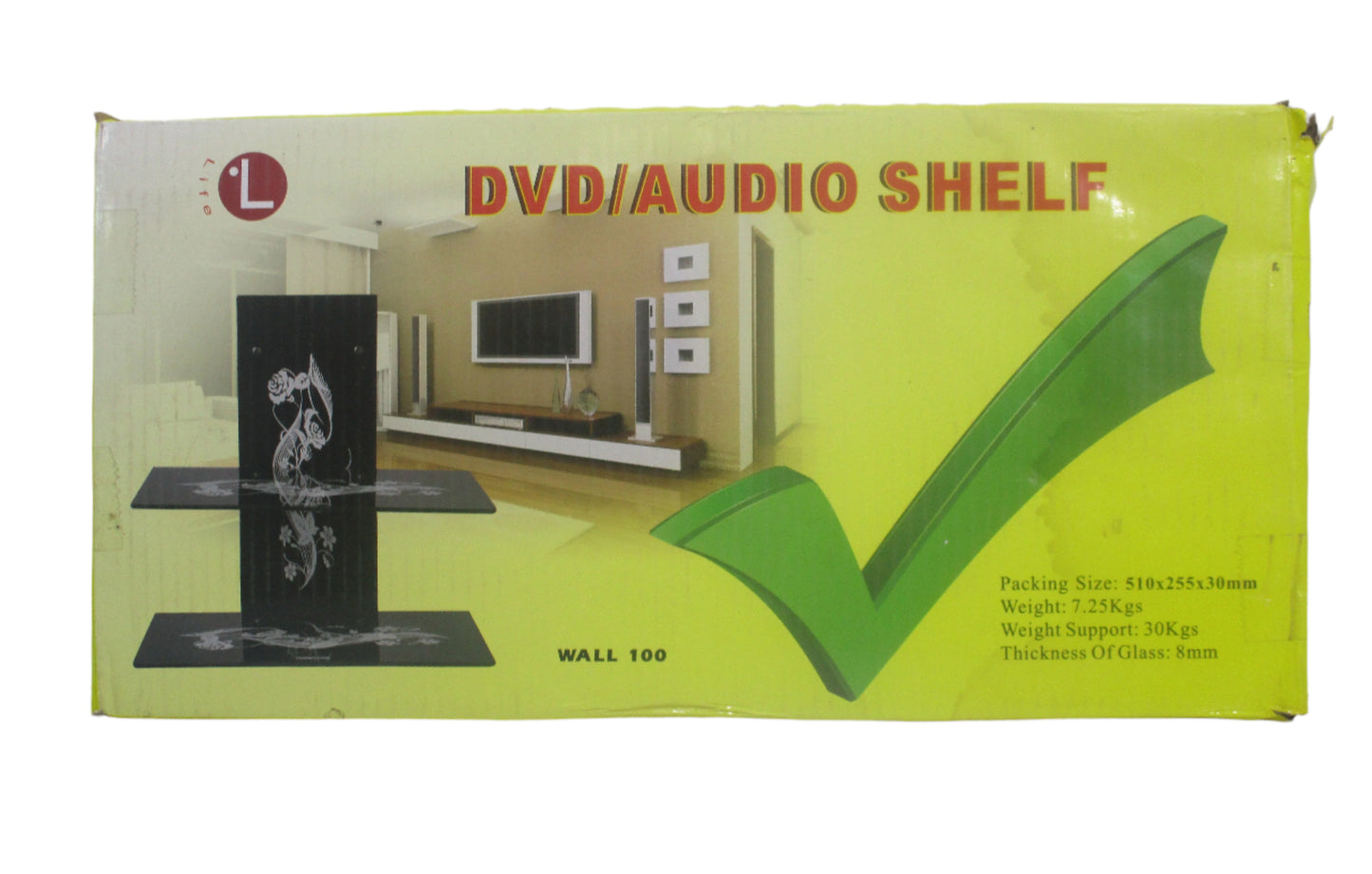 Lg Dvd/Audio Wall Shelf 100