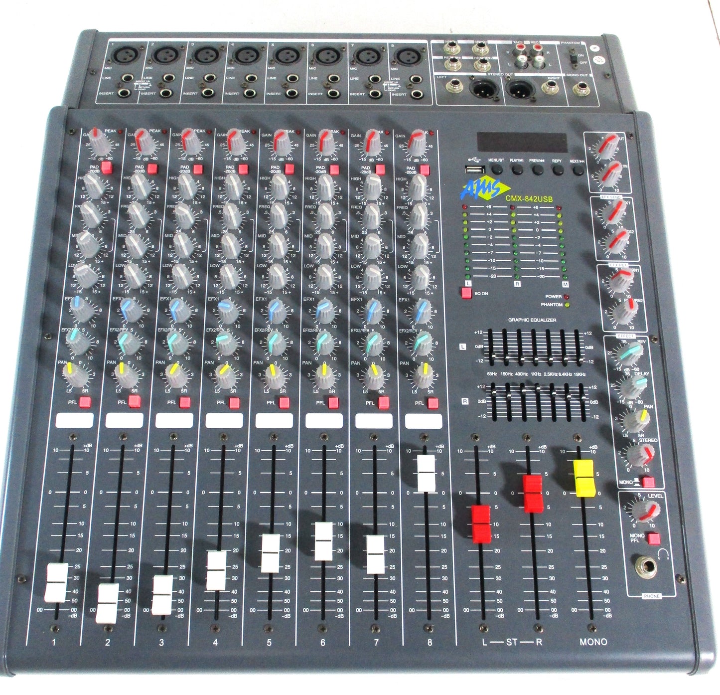 Ams 8 Channels Mixer Cmx-842Us