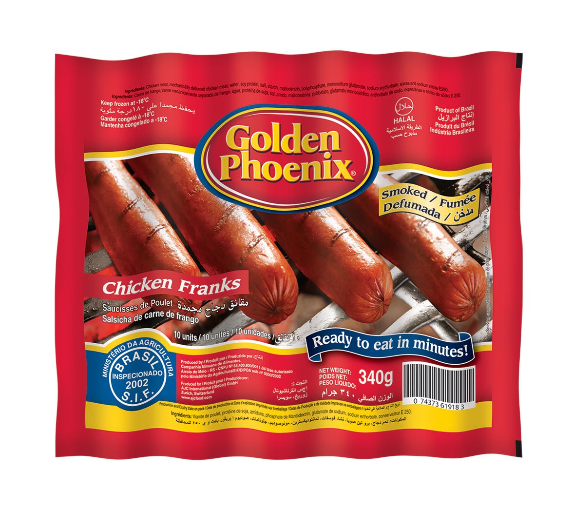 Golden Pheonix Chicken Franks