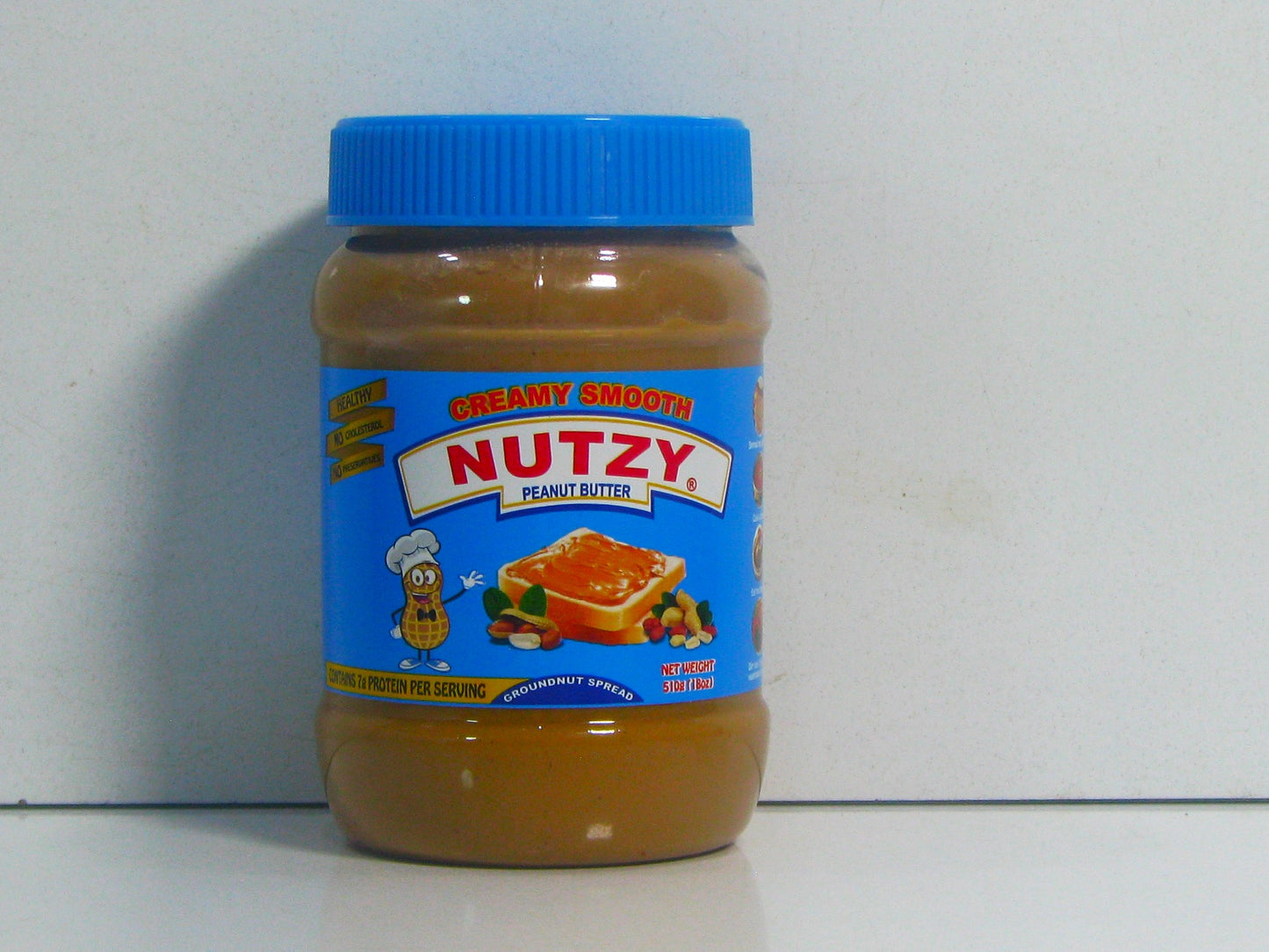 NUTZY Peanut Butter / Spread - Creamy Smooth (510G)