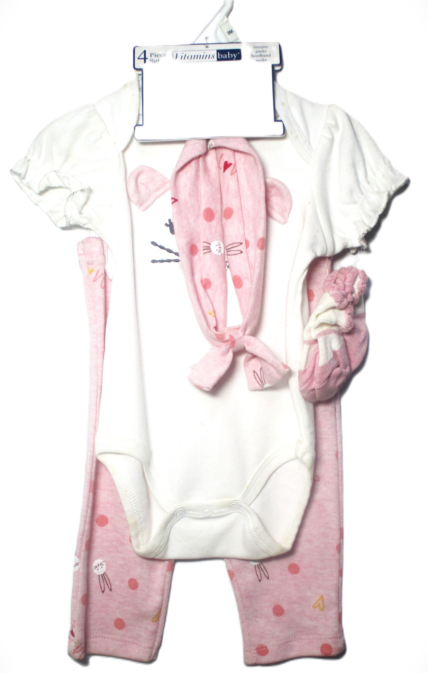 Vitamins Baby Girl Wear 4Pcs