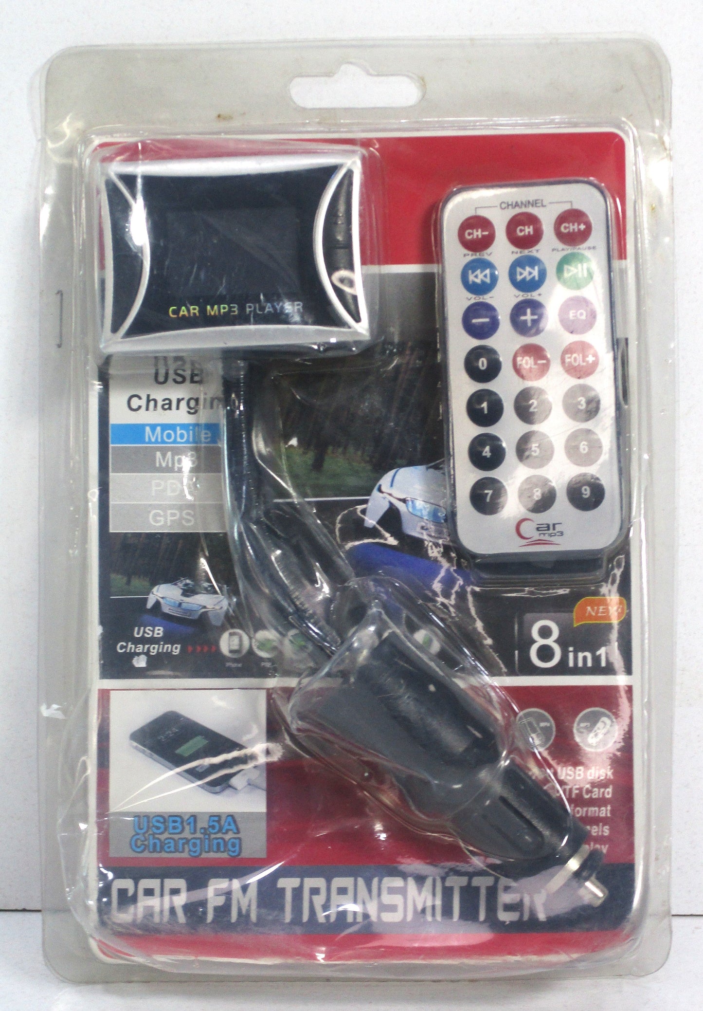 Car Fm Transmitter 8In1