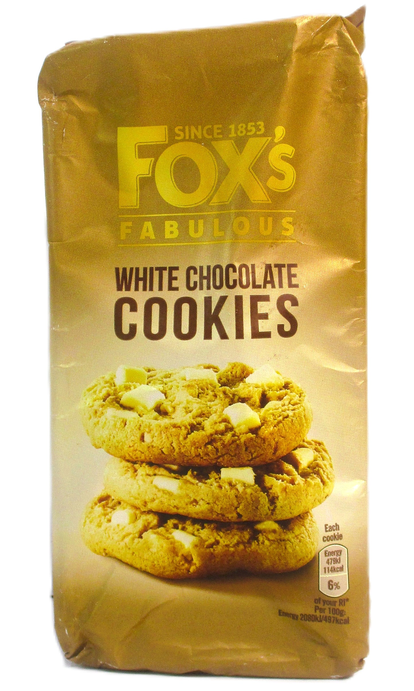 Fox's White Choco Cookies 180G