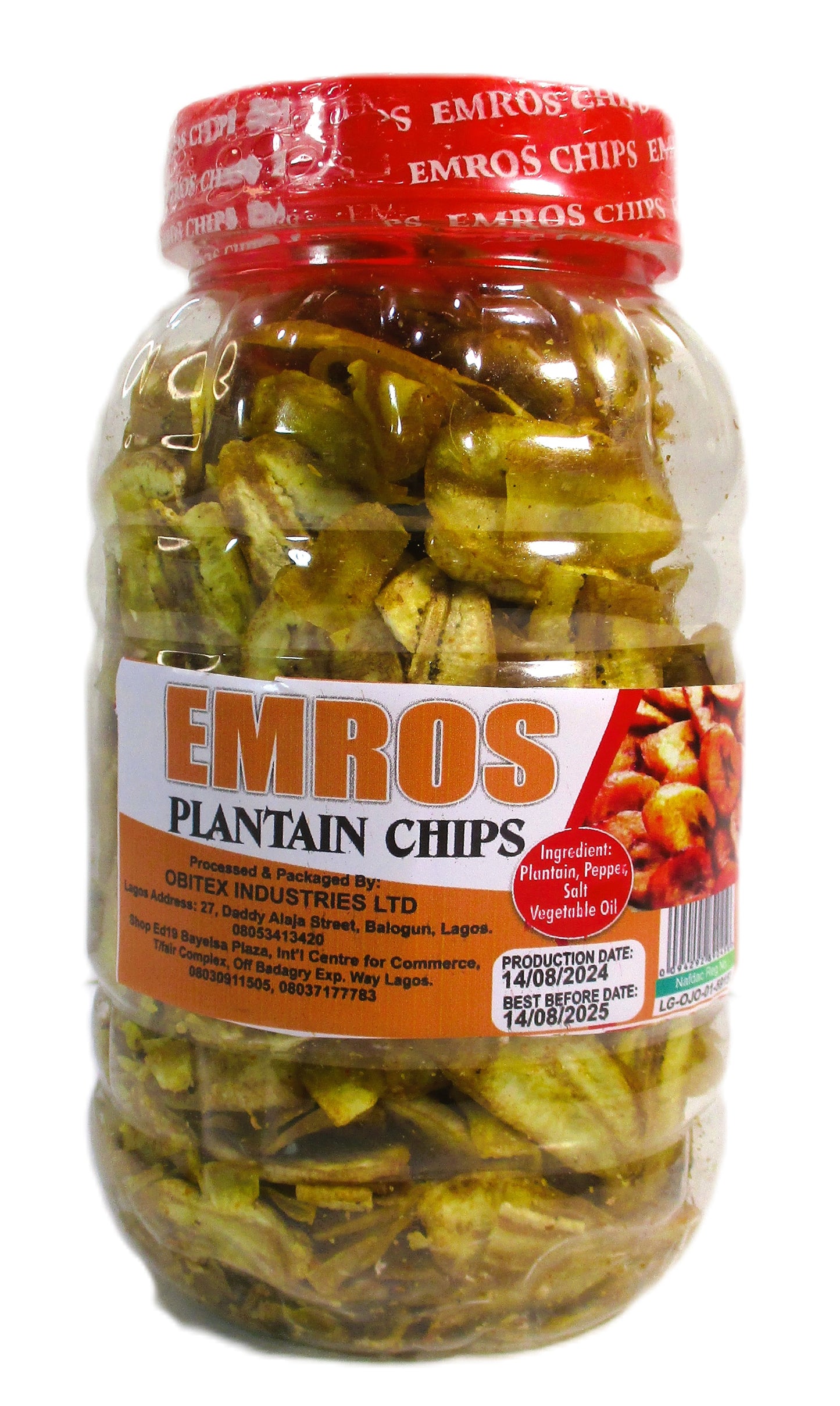 Emros Plantain Chips 420G