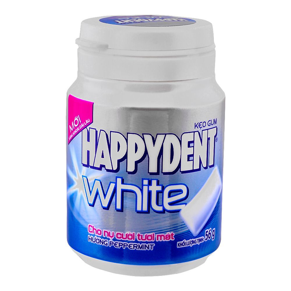 Happydent White P/Mint Gum 56G