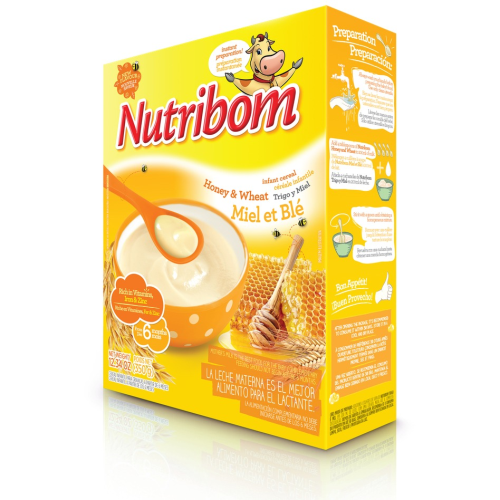 Nutribom Infant Cereal - Honey & Wheat (350G)