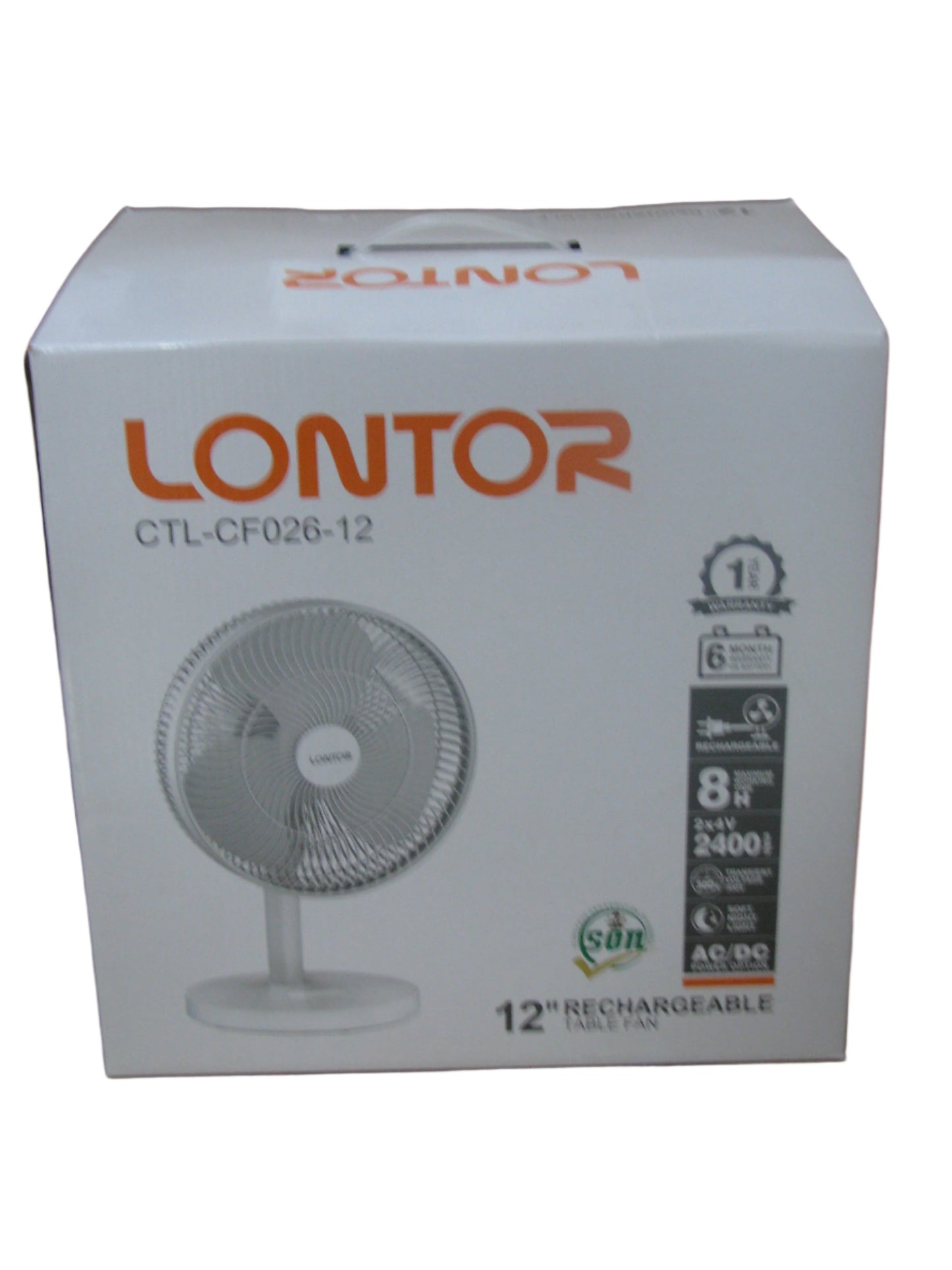Lontor Rech Fan 12" Ctl-Cf026