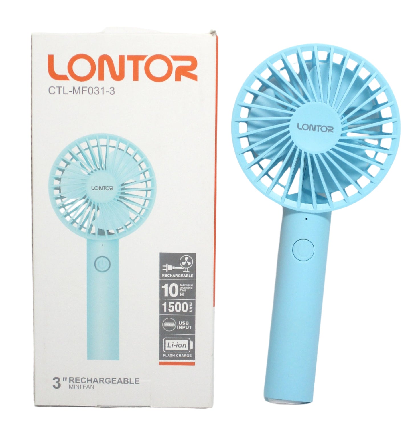 Lontor Rech. Mini Fan 3" Mf031