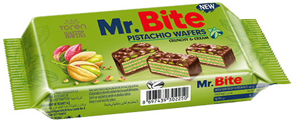 Mr Bite Pistachio Waffers 32G