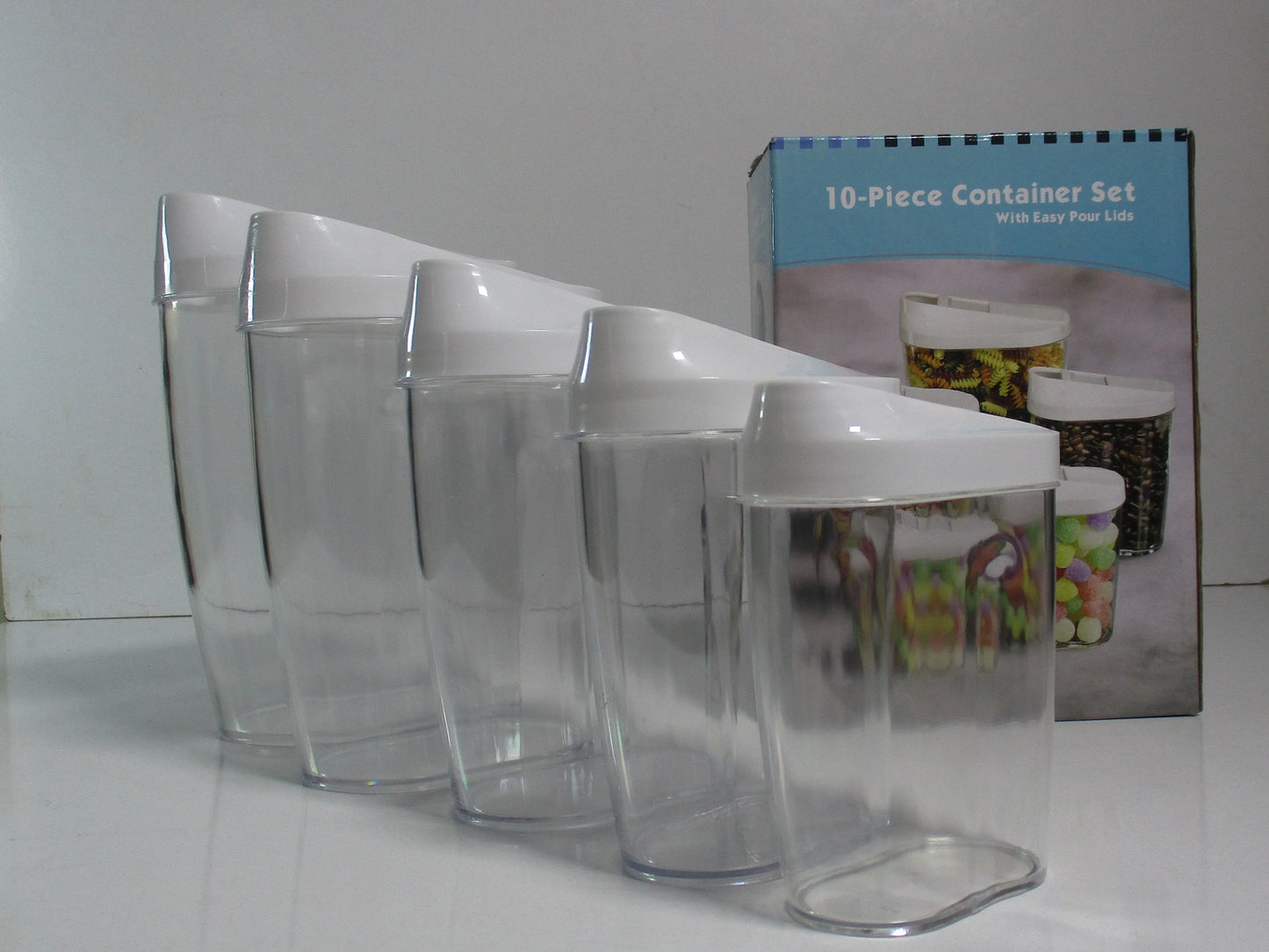 Transparent Container Set 10Pcs
