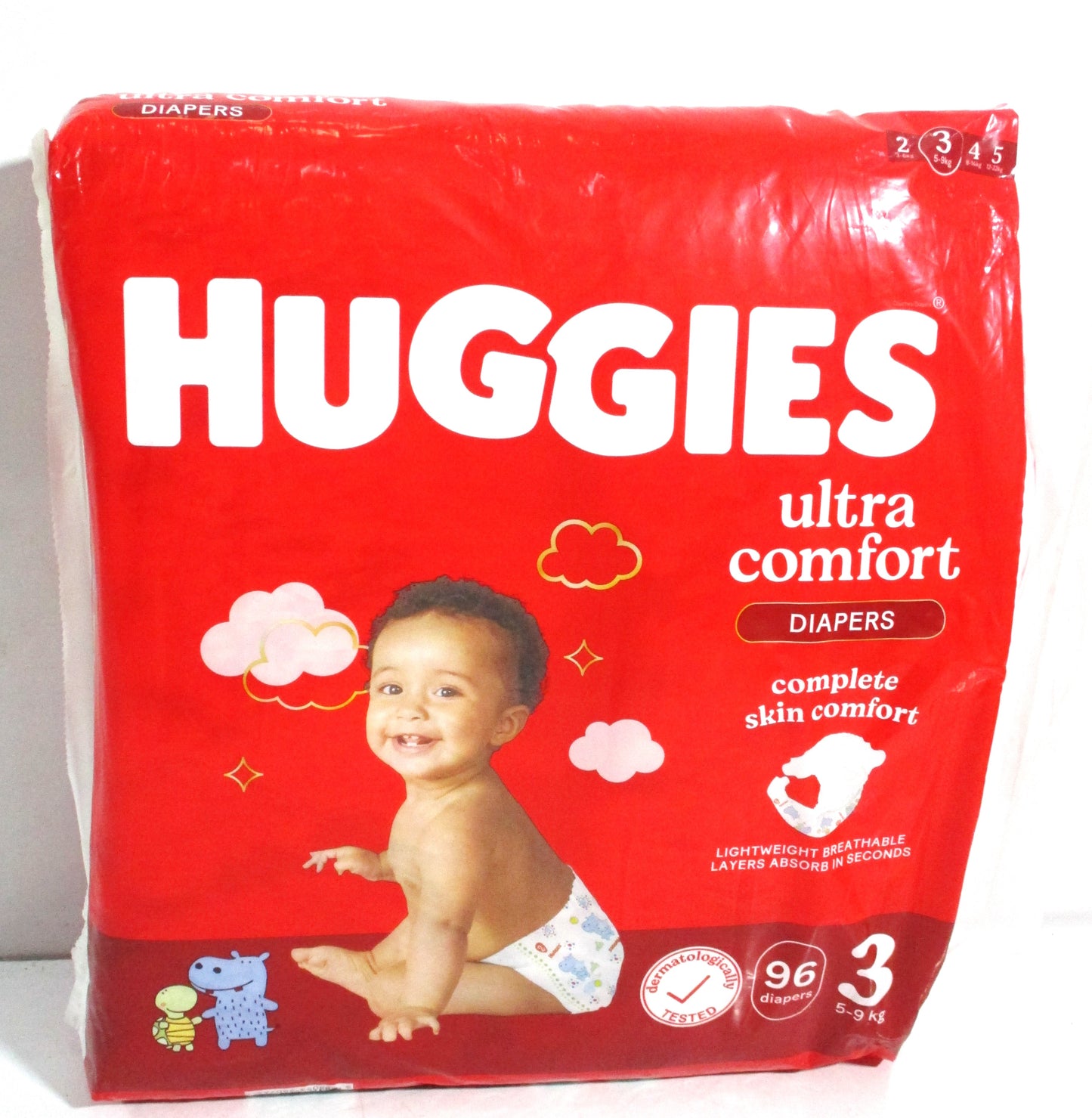 Huggies Dry Comfort Jumbo 3 Diaper 96Pcs