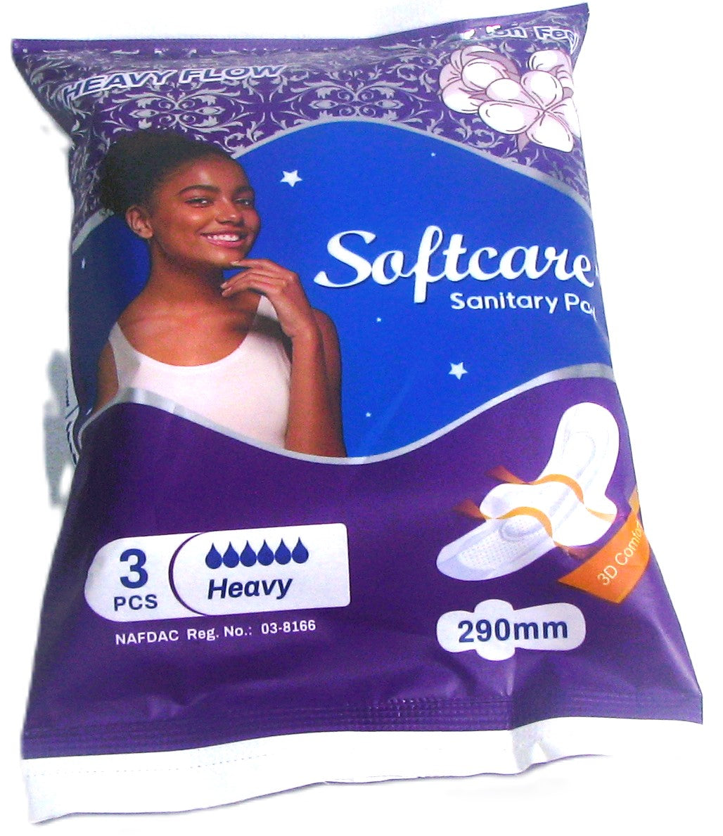 Softcare A+ Sanitary Pad 3Pcs