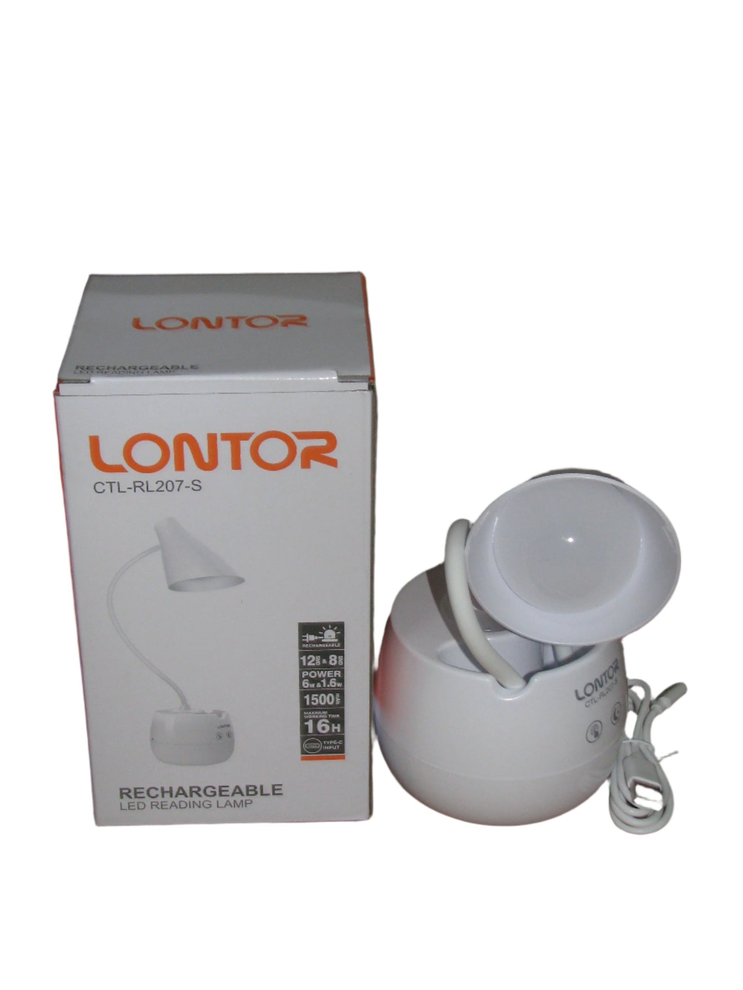 Lontor Rechargeable Reading Lamp CTL-RL207-S