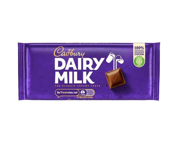 Cadbury Dairy Milk 110G