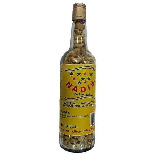 NADIS Cashew Nuts (Bottles) - Whole Nuts 1 (420G)
