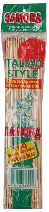 Samora Bamboo Skewers 12"