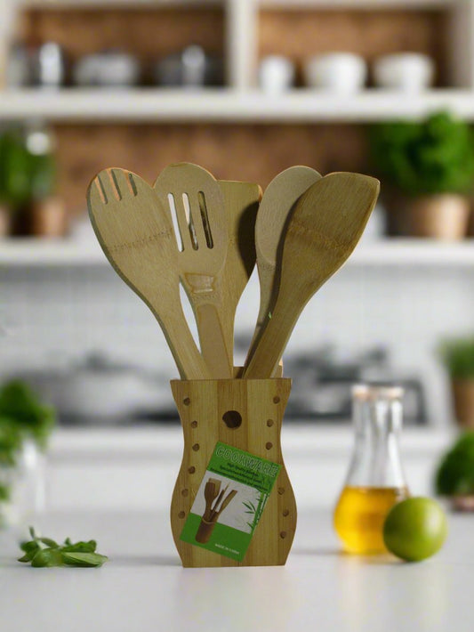 Set Of Bamboo Turner