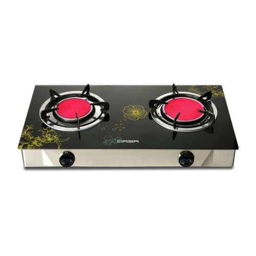 Qasa Glass Gas Cooker 2BG Color