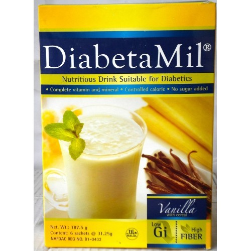 Diabetamil Vanilla 187.5G