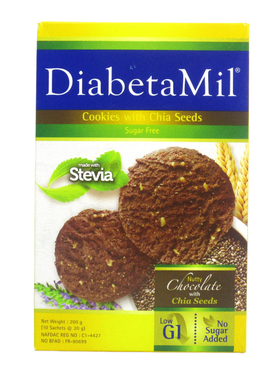 Diabetamil Cookies Choco 200G