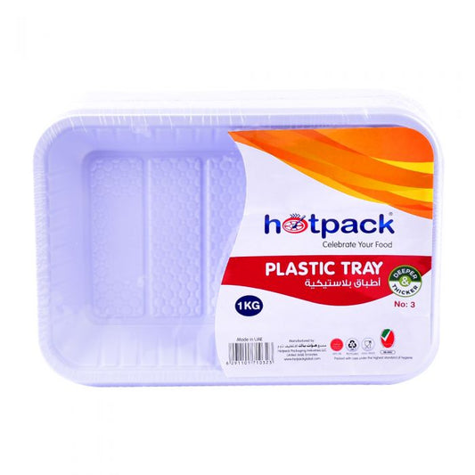 Hot Pack Plastic Tray No 3