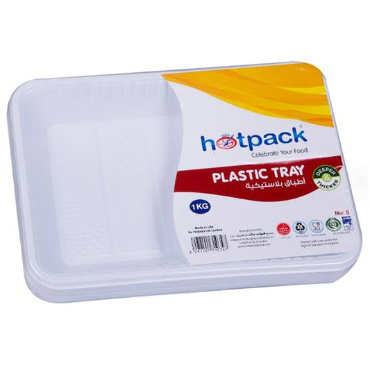 Hot Pack Plastic Tray No 5