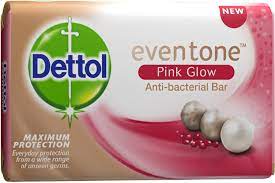 Dettol Soap - Eventone Pink Glow (Antibacteria) Bar (65G)