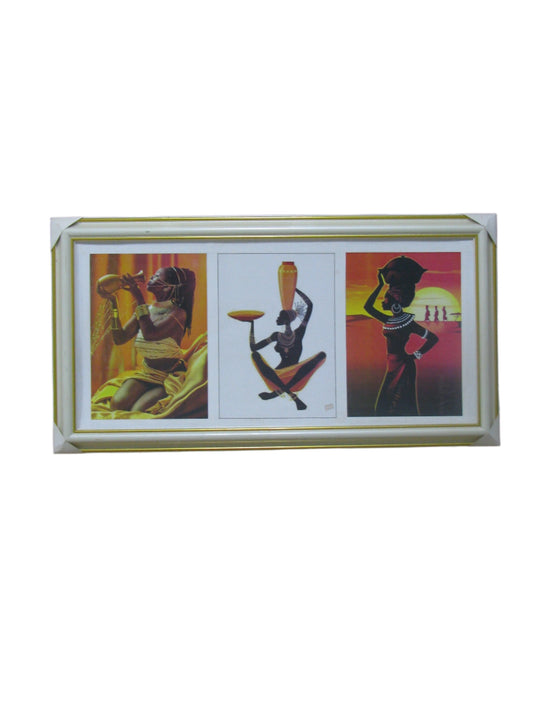 African Woman Painting Small