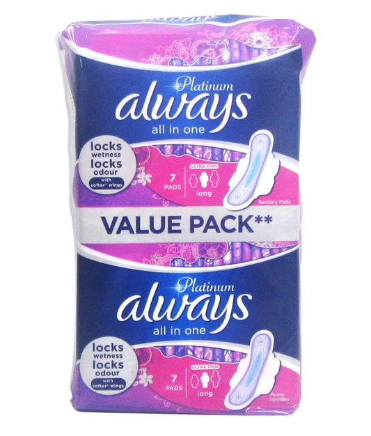 Always Platinum Double Long 14Pcs