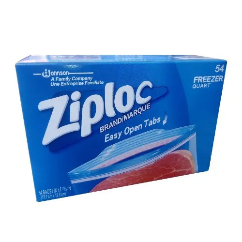 Ziploc 54Bags Freezer Quart
