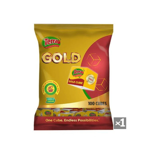Terra Gold Cube 100Pcs
