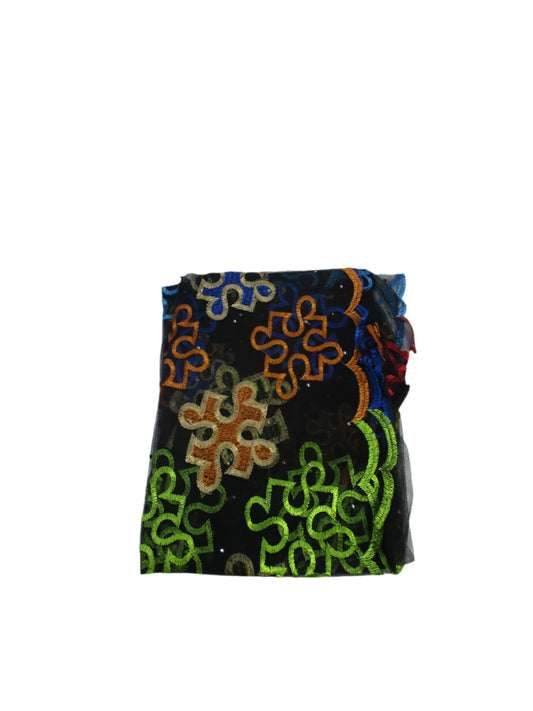 Net Flower Scarf