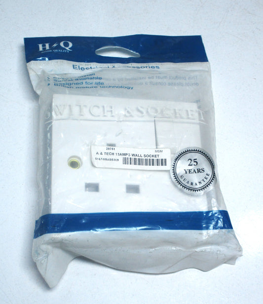 A & Tech 13Amps Wall Socket