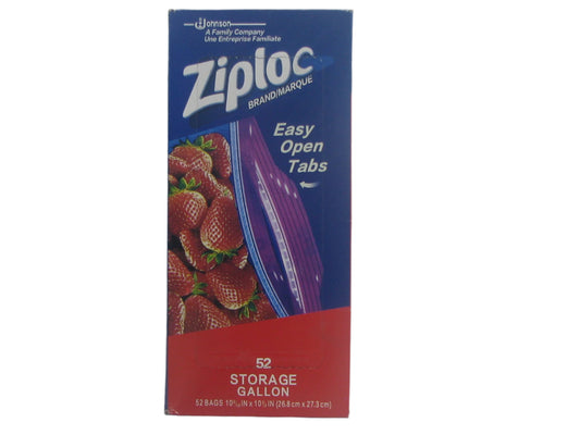 Ziploc Storage Gallon 57Bags
