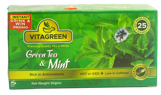 Vitagreen Mint Green Tea 50G