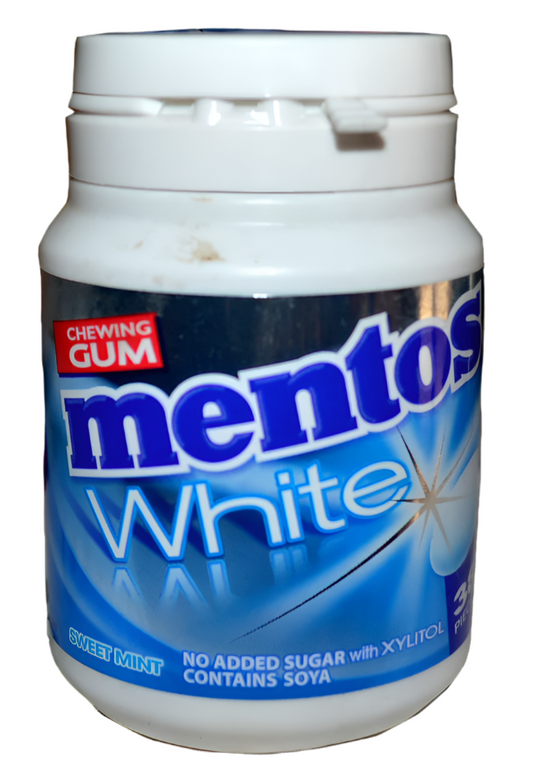 Mentos White S/Mint Gum 54.34G