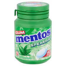 Mentos Spearmint Sugar Gum 56G