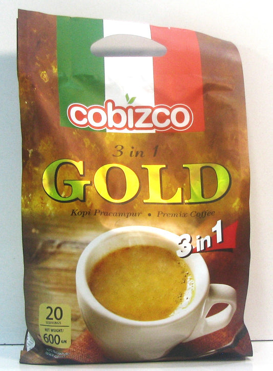 Cobizco 3In1 Gold Coffee 600Gm