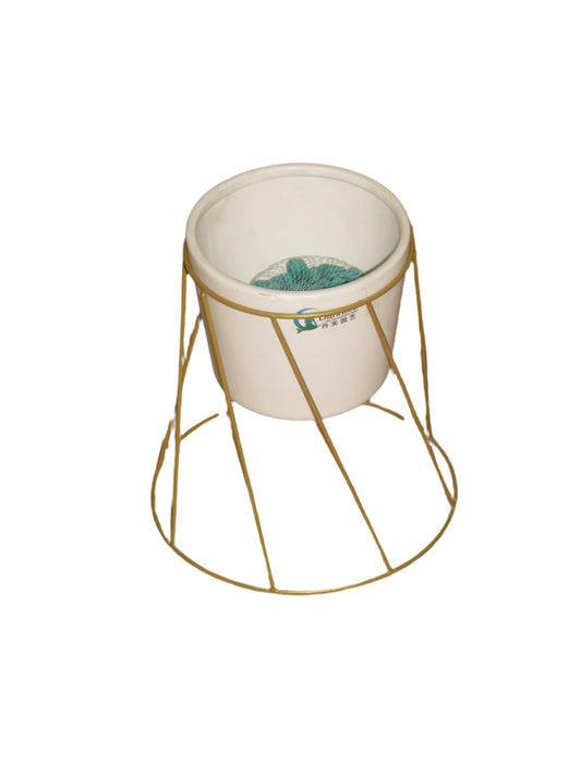 Iron Stone Flower Pot