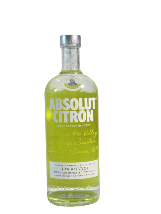 Absolut Lemon Citrus Vodka 1Lt