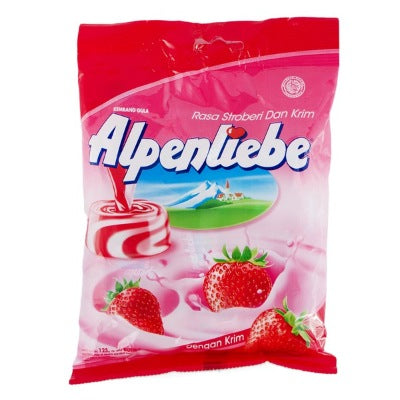 Alpenliebe S/Bery Milk Candy 102G