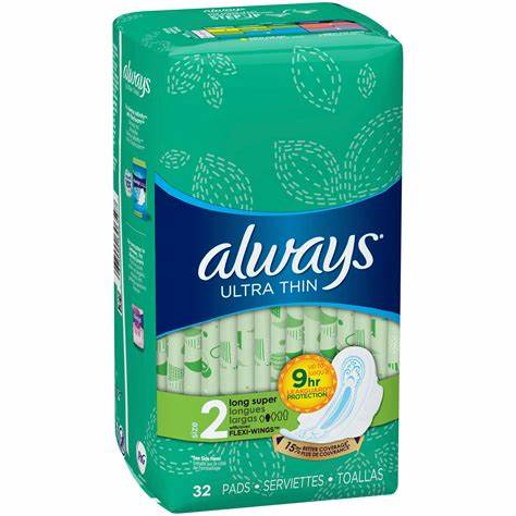 Always Ultra Thin Long Pad32Pcs