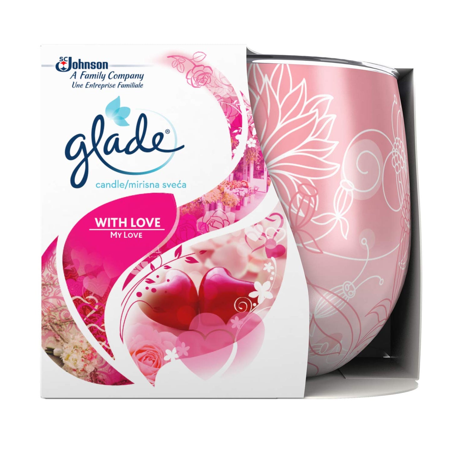 Glade Love Scent Candle 120G