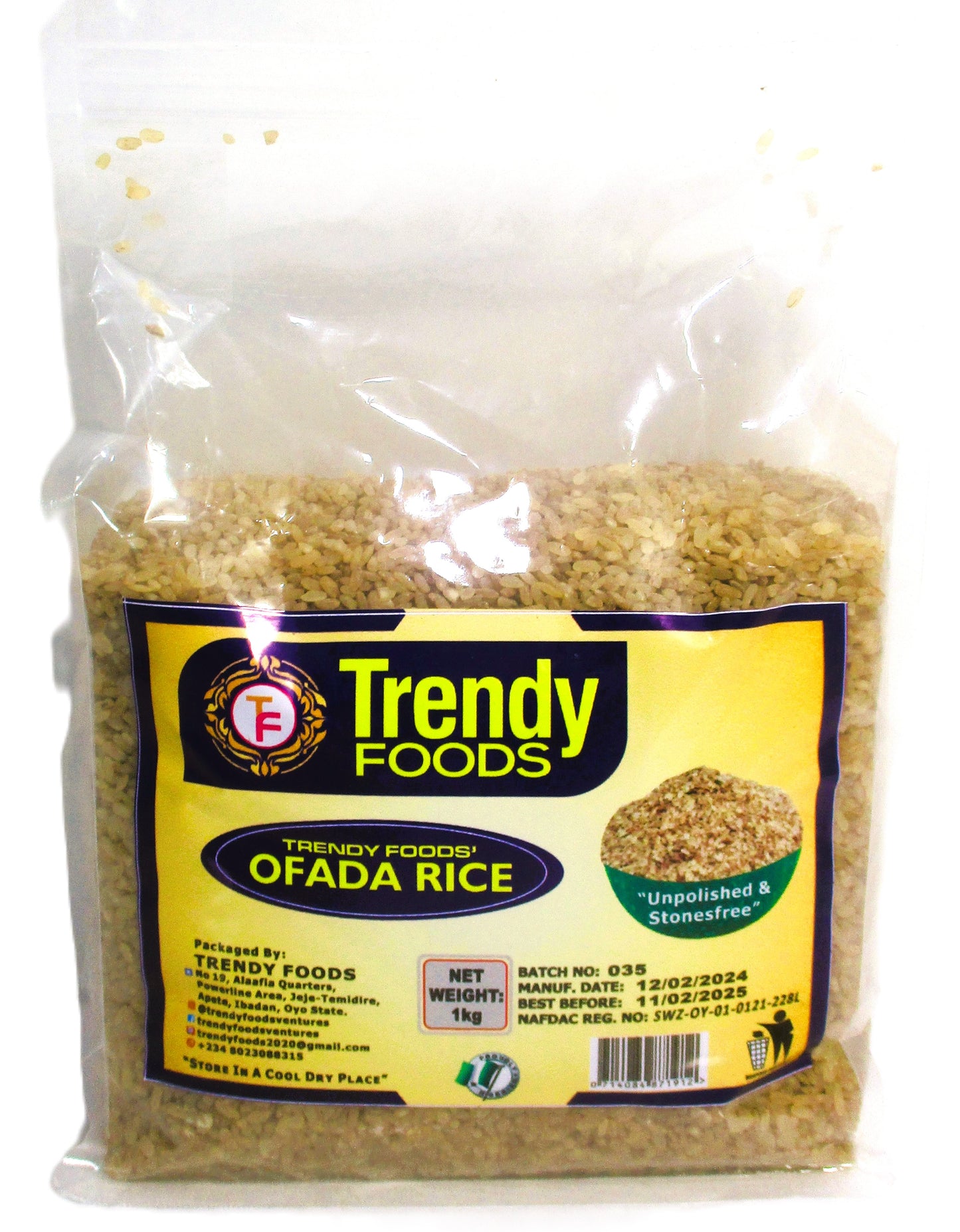 Trendy Ofada Rice 2Kg