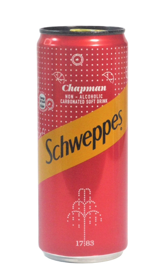 Schweppes Chapman Can 33Cl