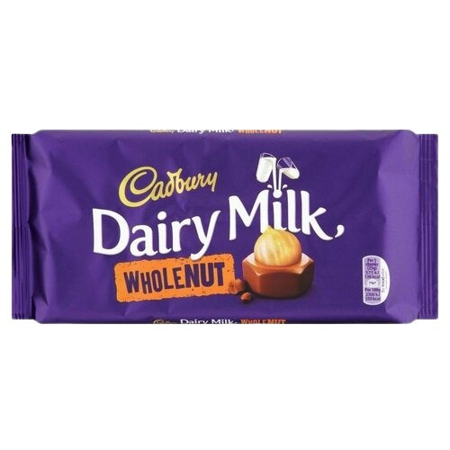 Cadbury Dairymilk Wholenut 180G