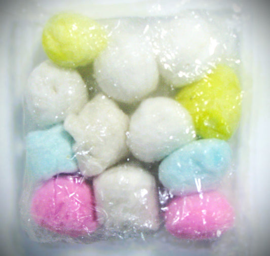 Coloured Cotton Wool Balls