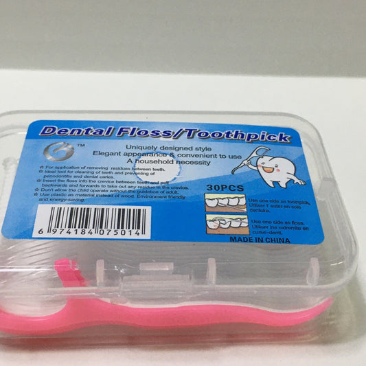 Dental Floss Toothpick 30Pcs
