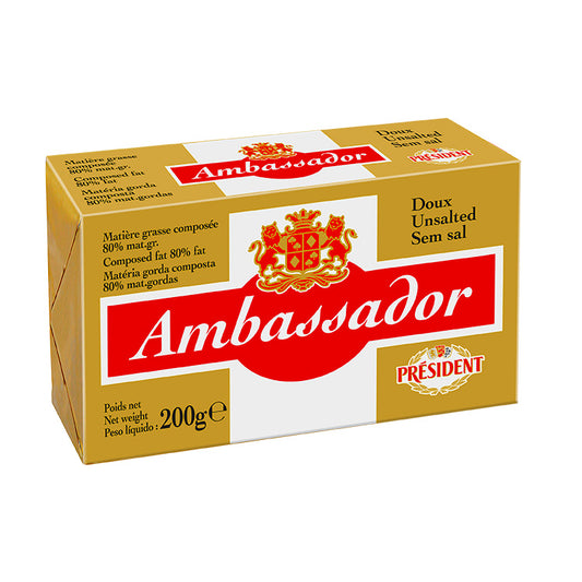 Ambassador Unsalted Butter 200G
