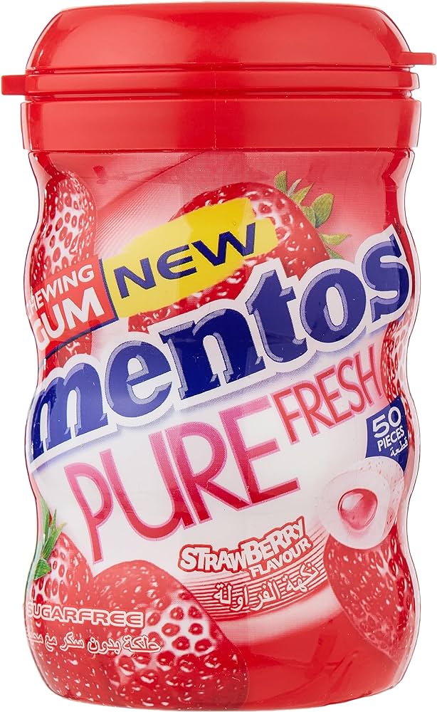Mentos S/Berry Gum 87.5G